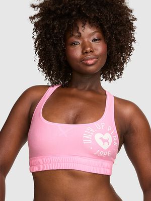 Cotton Dorm Fleece Unlined Racerback Bralette