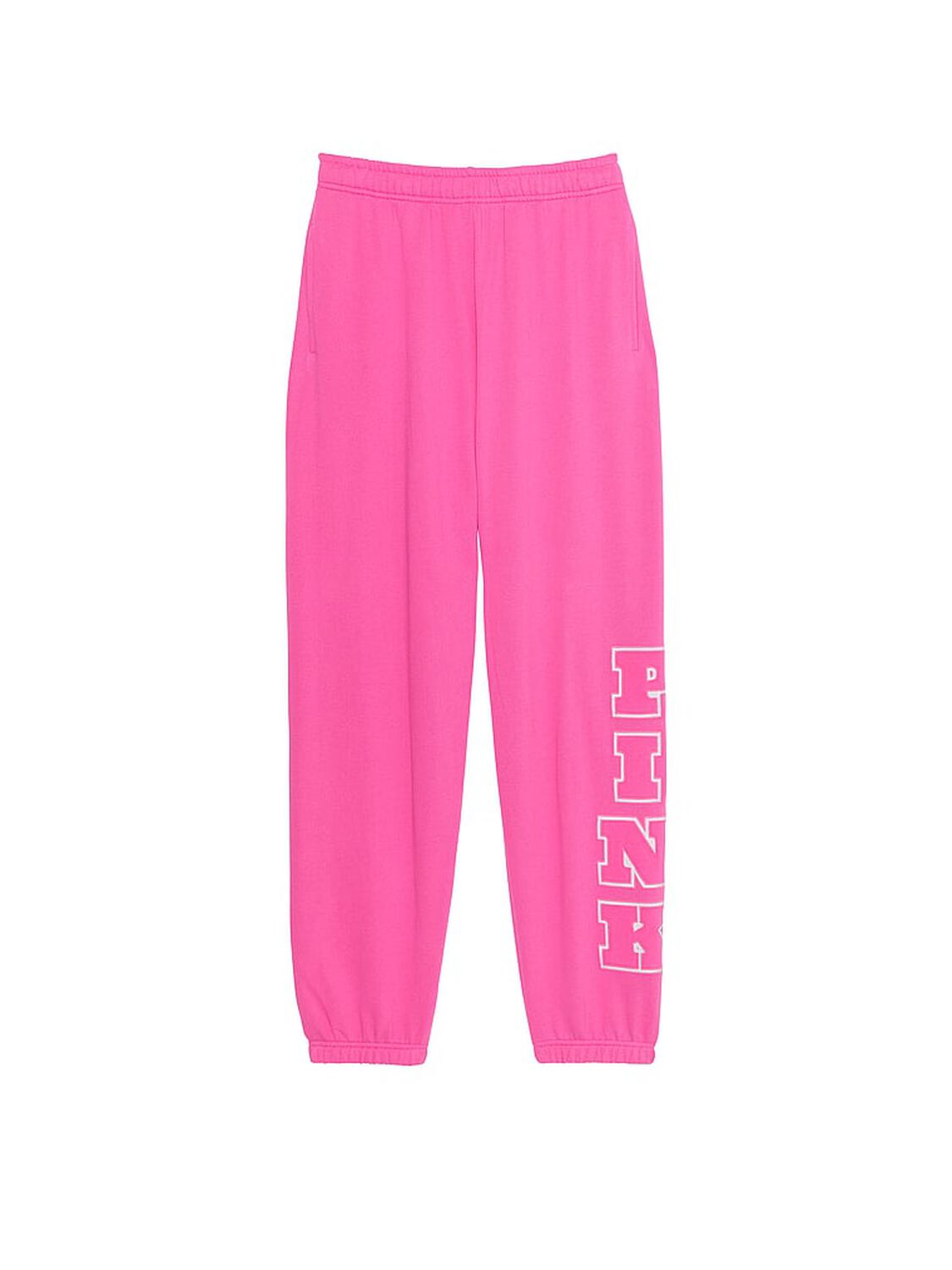vs Pink Ivy Fleece Campus Sweatpants Pink Gossip 3 of 3 