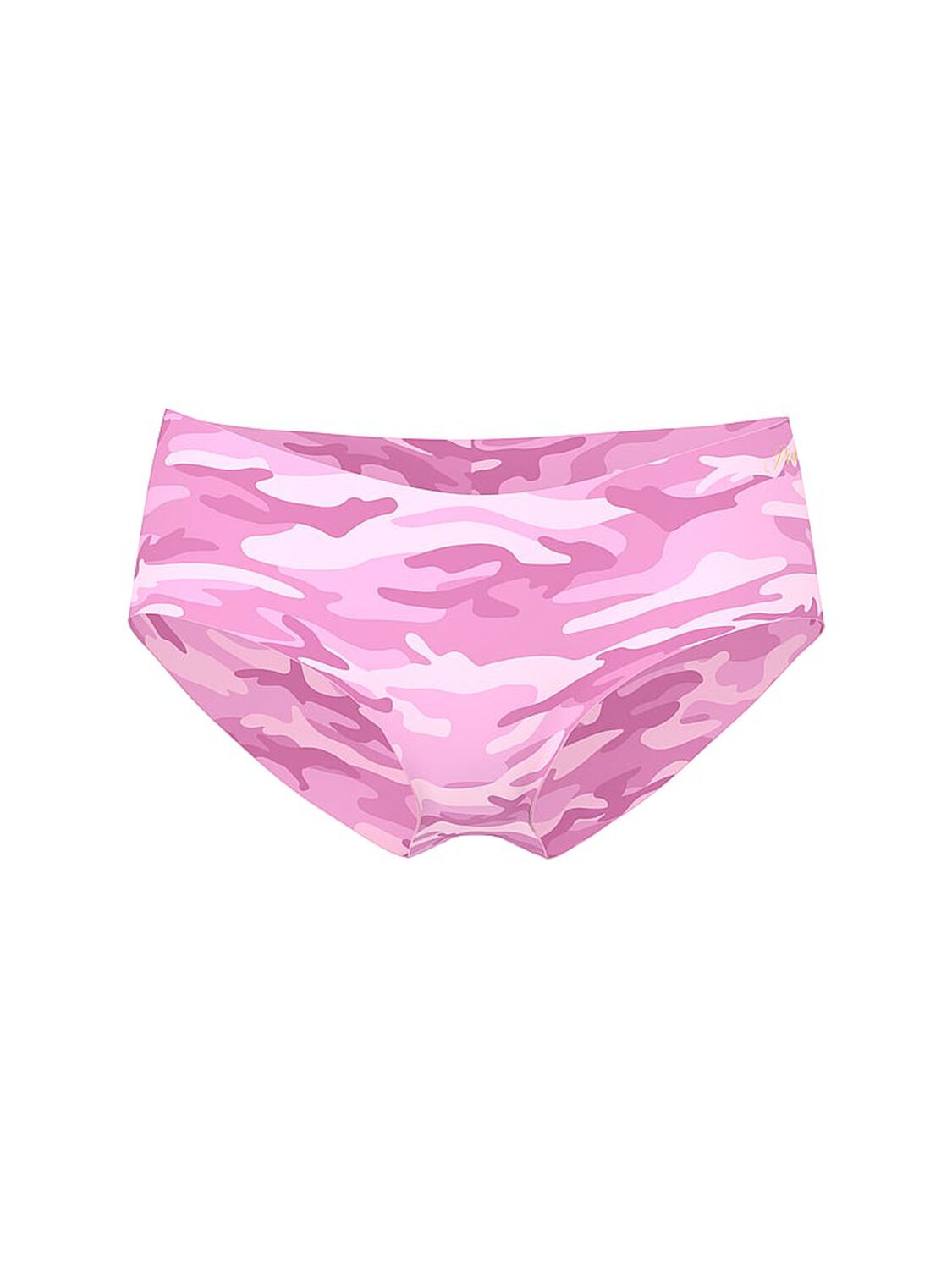 vs Pink No-Show Hiphugger Panty Timeless Pink Camo Print W/ Graphic 3 of 3 
