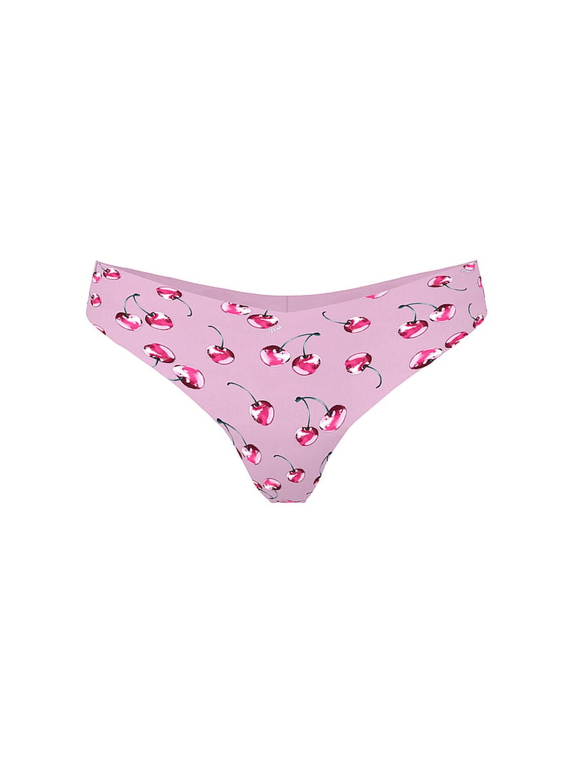 pink Pink No-Show Thong Panty Hushed Lilac Cherry 3 of 3 
