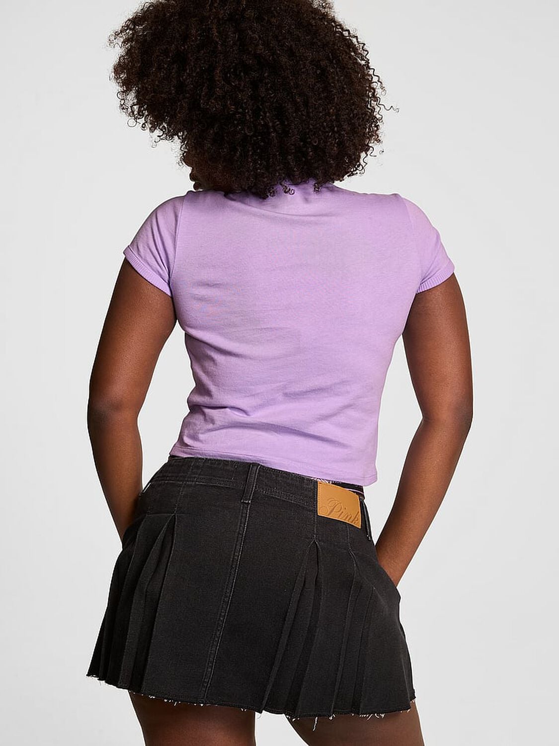 pink Pink Retro Cotton Tee Aster Vday 2 of 4 