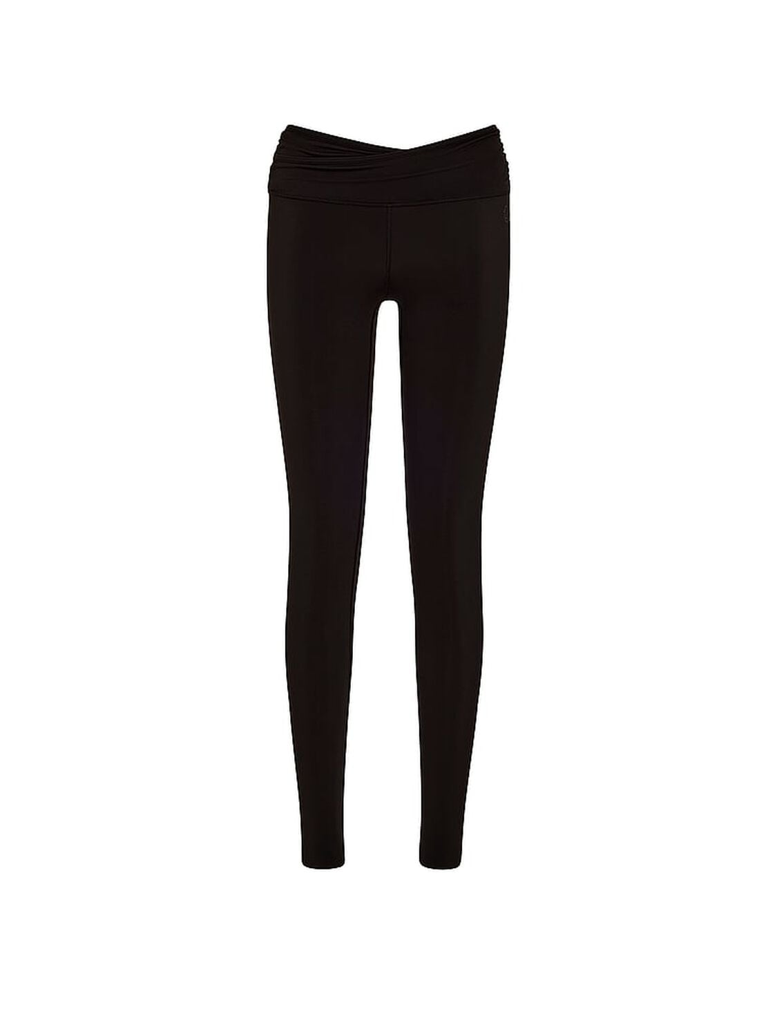 vs Pink PINK Relay&trade; Overlap-Band Leggings Black 3 of 3 