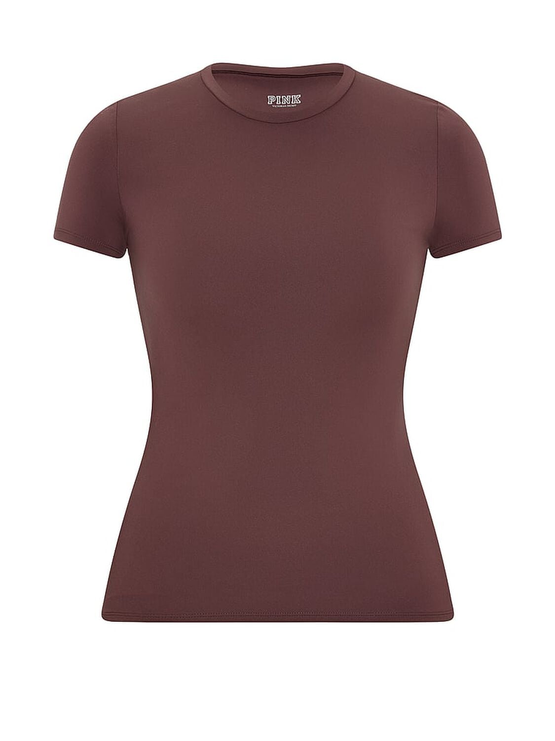 vs Pink PINK Base Stretch&trade; Short-Sleeve Tee Coco Crush 3 of 3 