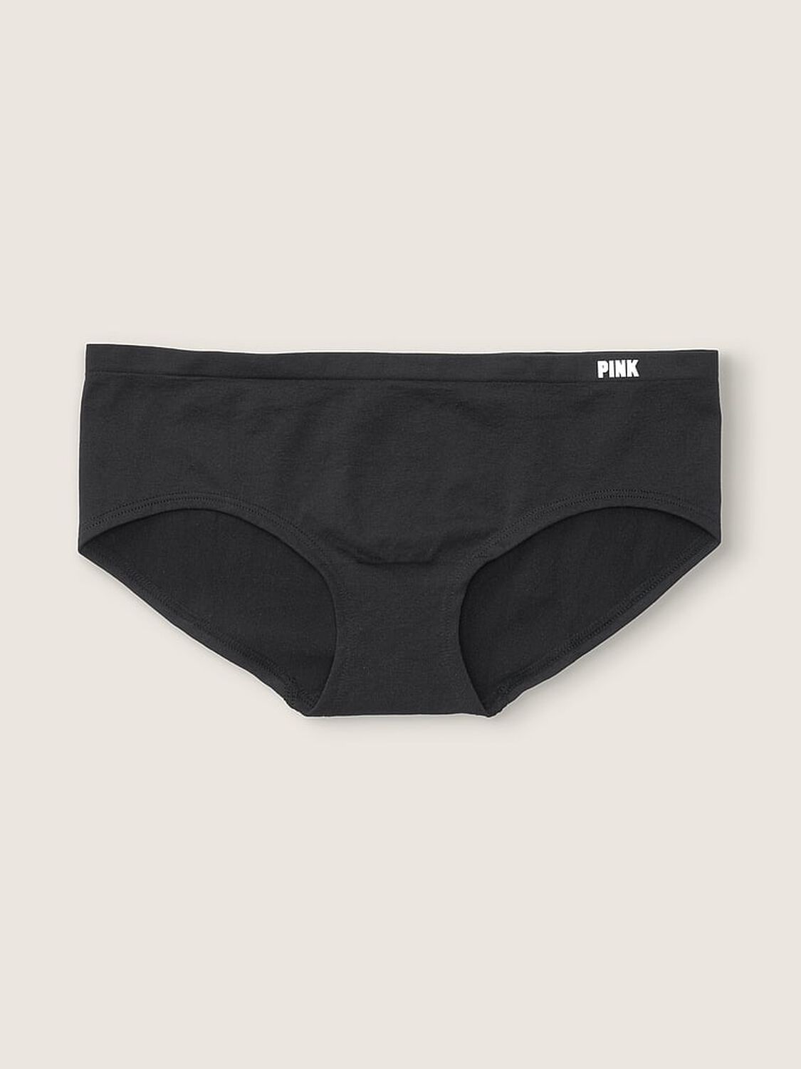 vs Pink Seamless Hipster Panty Pure Black 1 of 1 