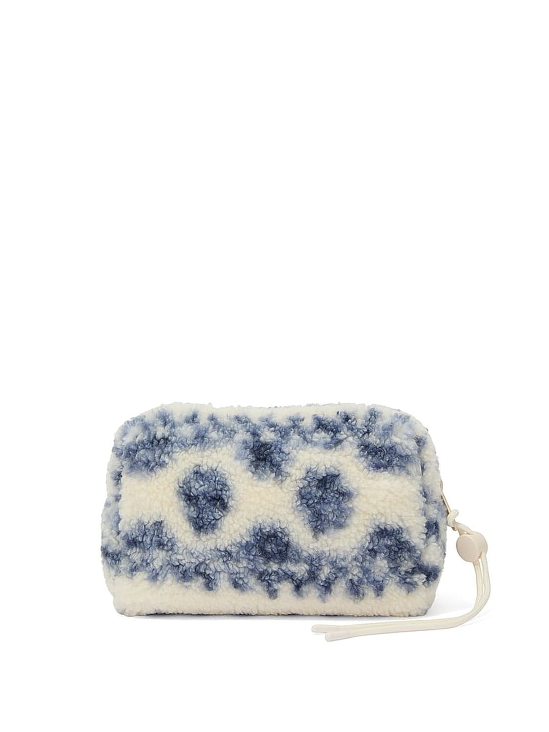 vs Pink Plush Teddy Makeup Bag Winter White Fairisle 2 of 2 