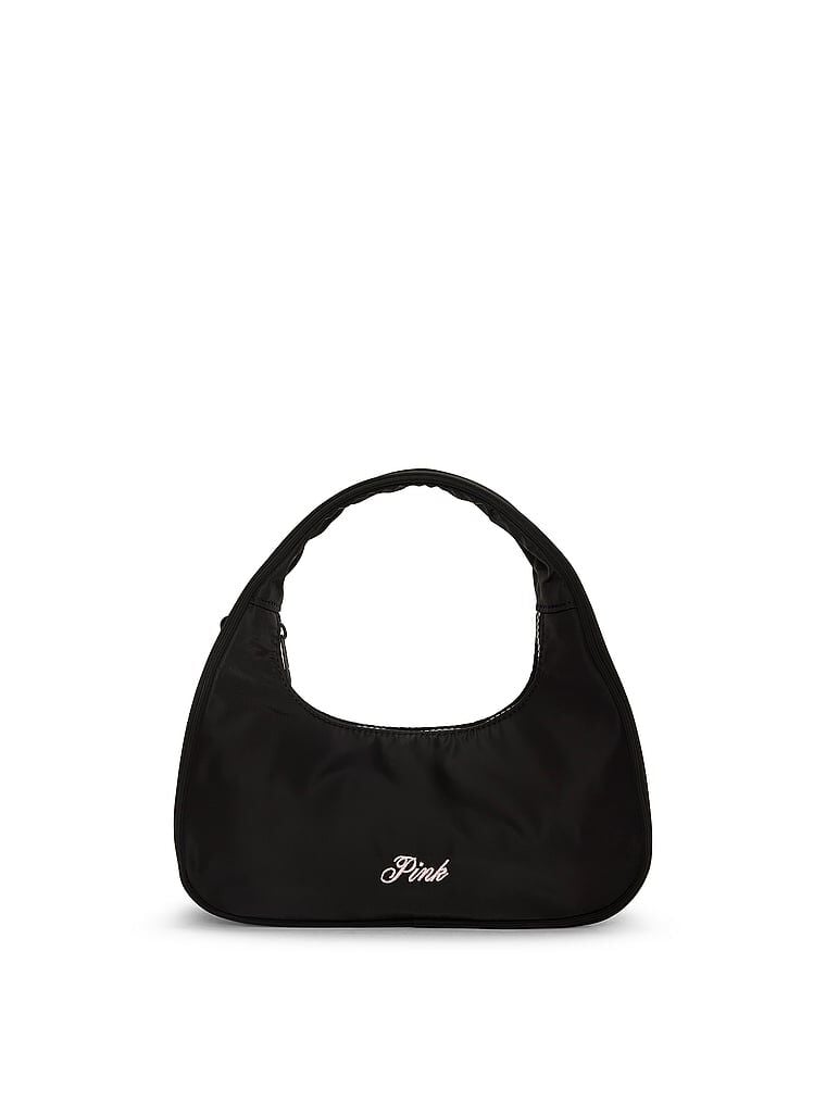 Nylon Mini Hobo Bag Black One Size | Victoria's Secret Australia