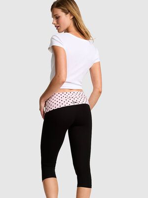 All-Day Cotton&trade; Foldover Capri Leggings