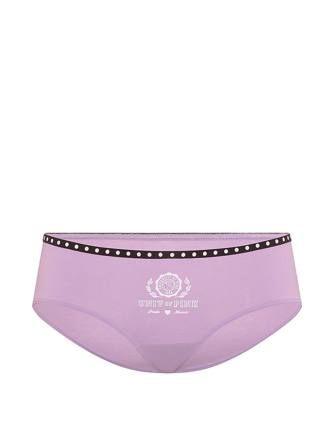 vs Pink Logo Cotton Hiphugger Panty Lilac Crush 3 of 3 