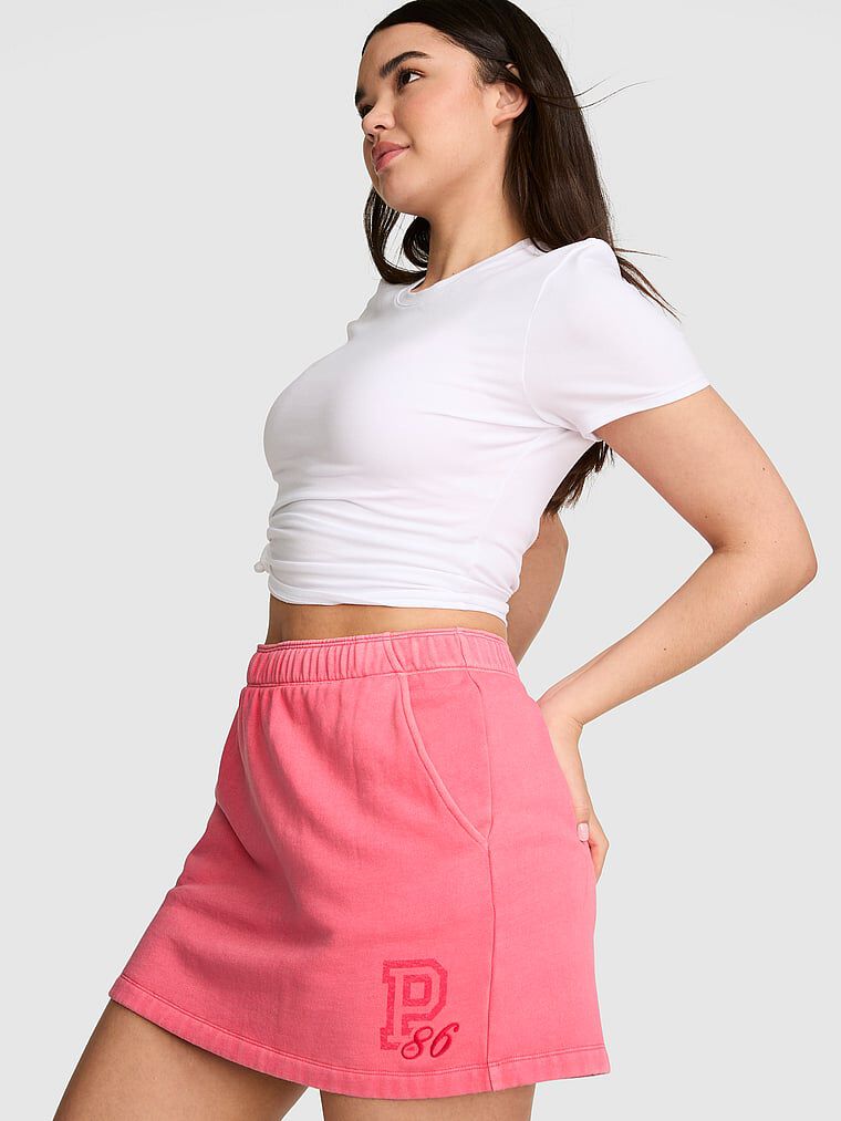 Campus Fleece™ Skort Vivid Pink | Victoria's Secret Australia