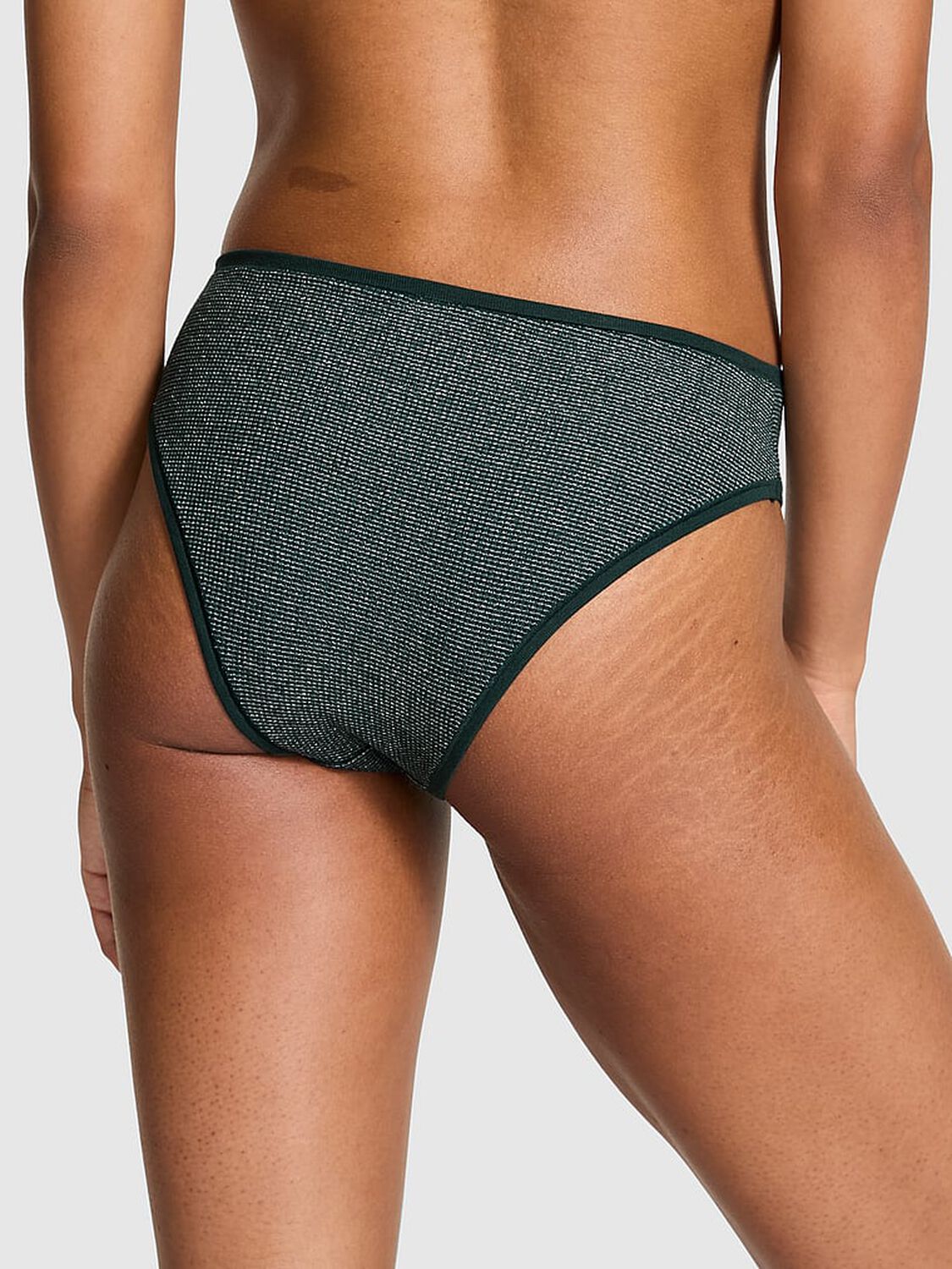 vs Pink Cotton Cheeky Panty Deep Forest 2 of 3 