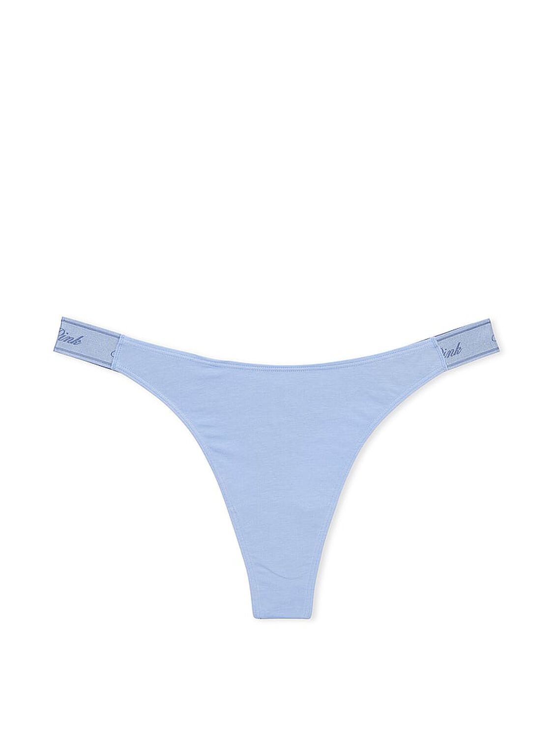 vs Pink Logo Cotton High-Leg Thong Panty 3 of 3 