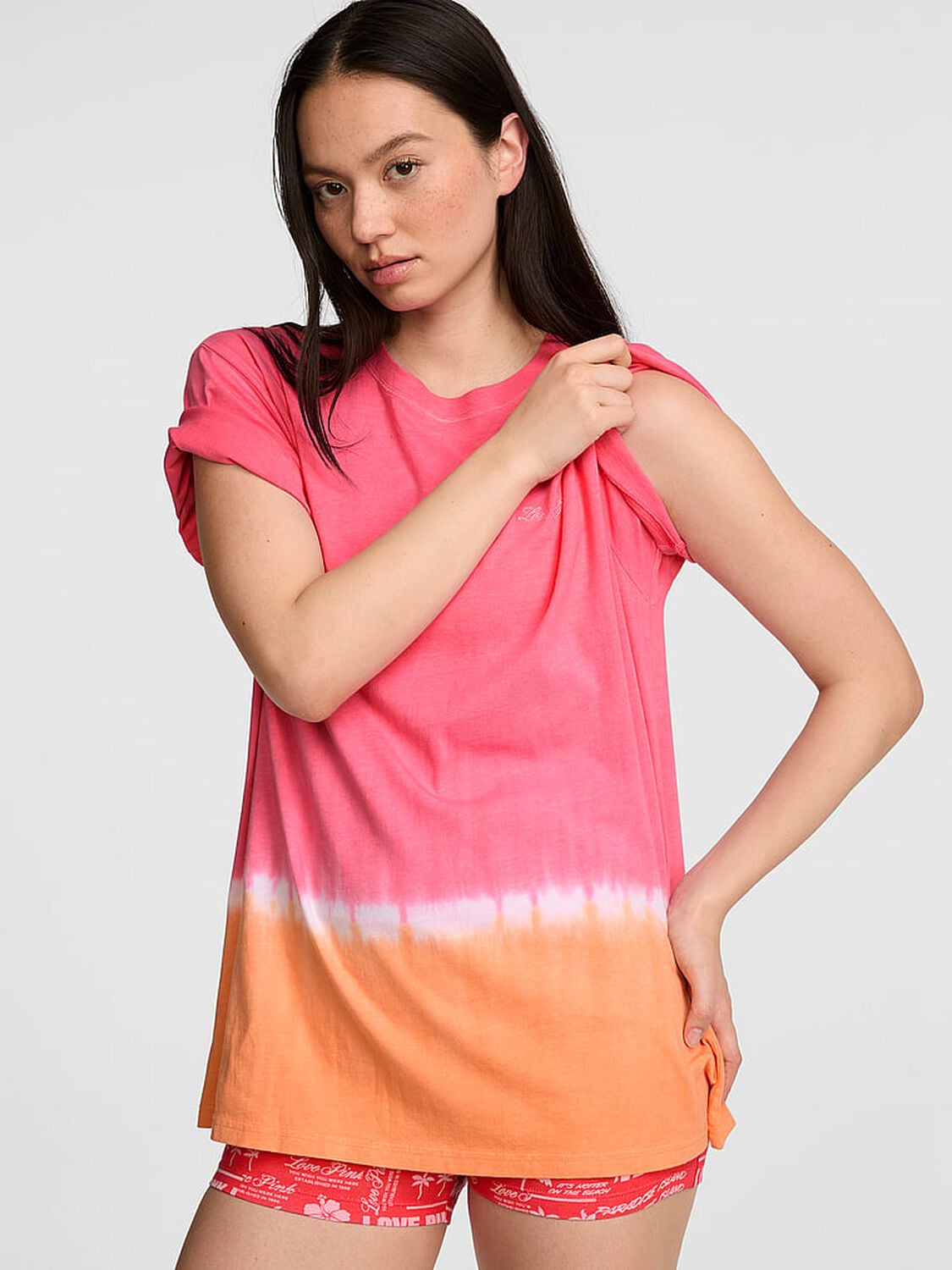 vs Pink Campus Cotton&trade; Tee Ombre 1 of 3 