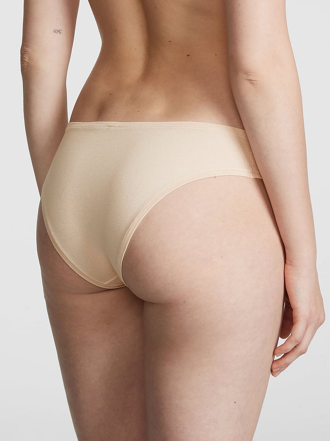 vs Pink Cotton Cheeky Panty Marzipan 2 of 3 