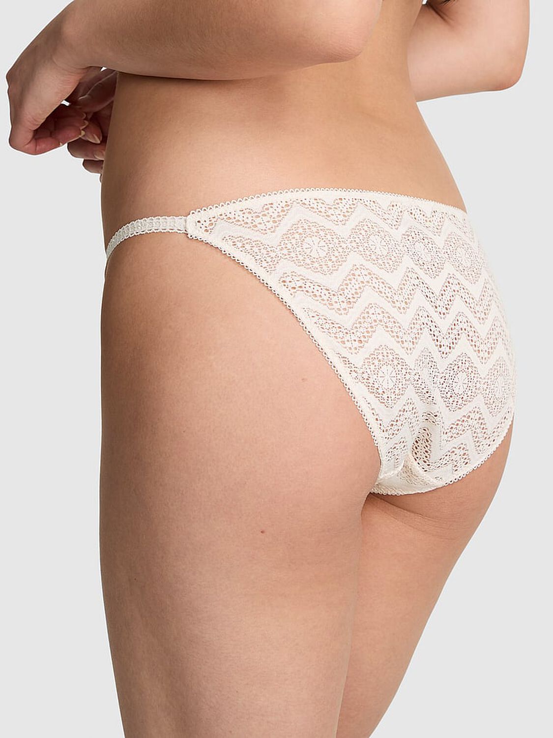 pink Pink PINK Wink&trade; String Bikini Panty Coconut White 2 of 2 