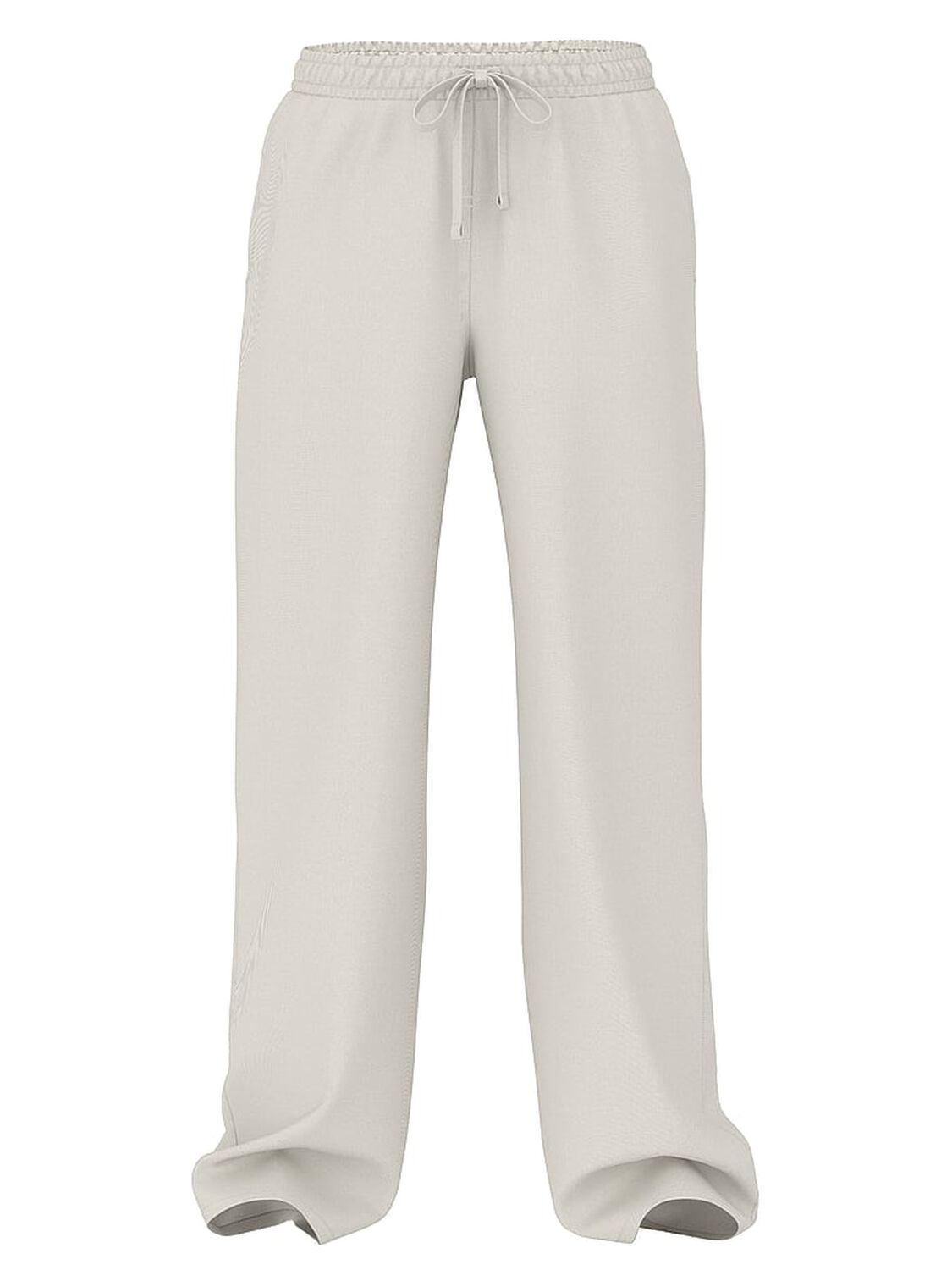 vs Pink Dorm Lounge Wide-Leg Pants Winter White 3 of 3 