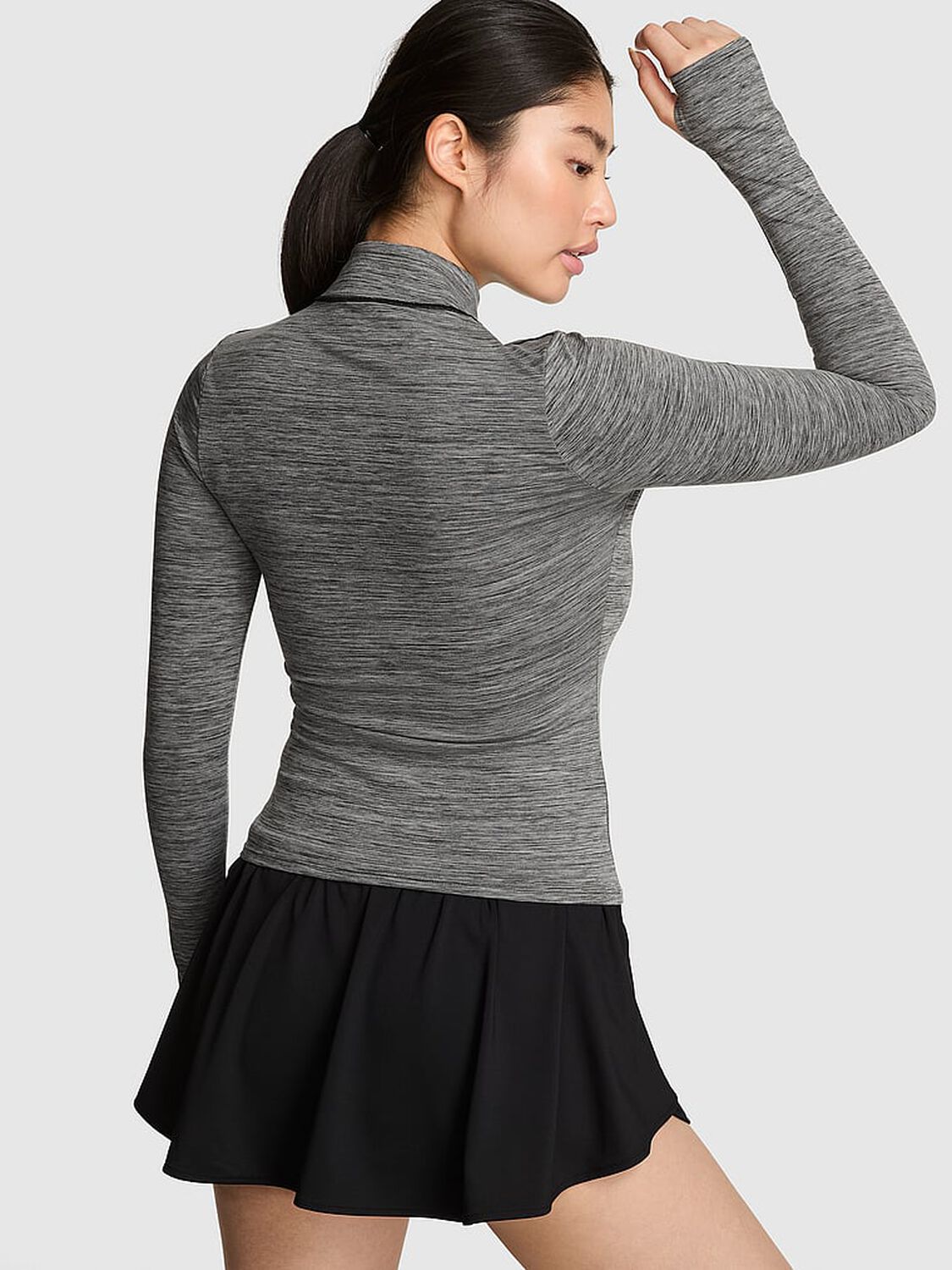 vs Pink Relay Full-Zip Jacket Pure Black Marl 2 of 3 