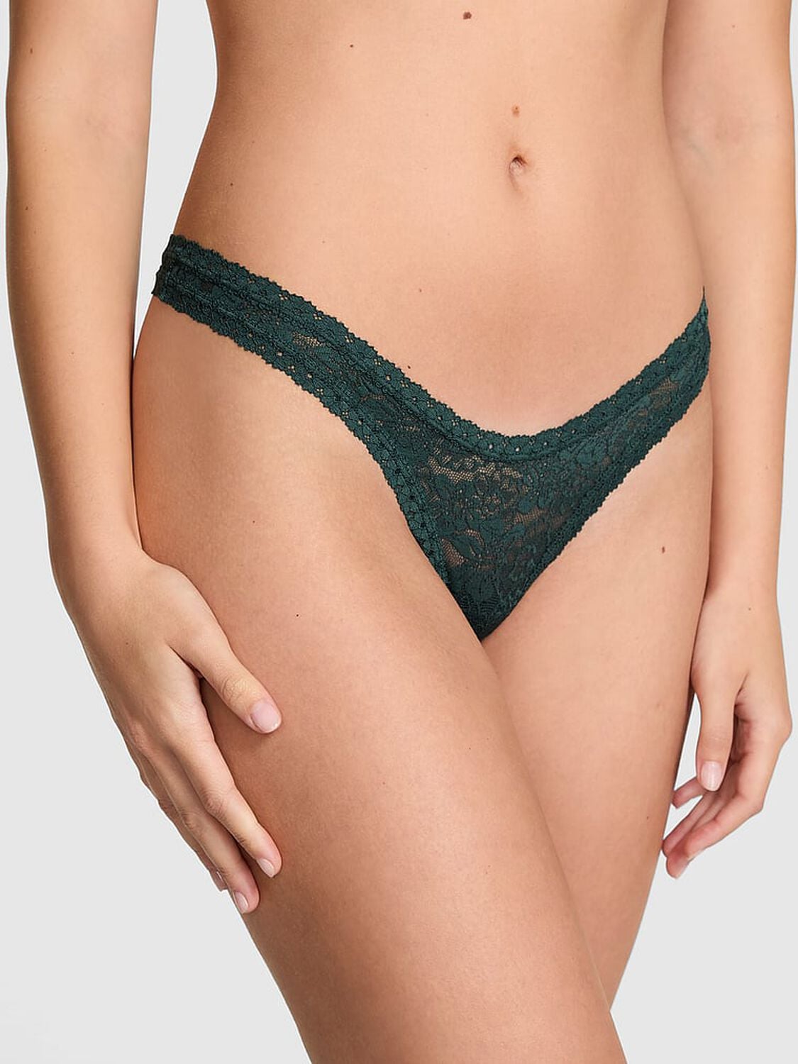 pink Pink Wink Micro Thong Panty Deep Forest 1 of 4 
