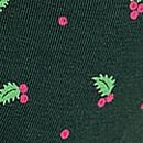 Cotton Lace-Trim Low-Rise Cheeky Panty, Deep Forest Holly Print with Deep Forest Lace, swatch