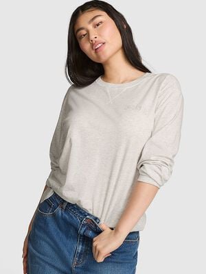 Campus Cotton Long-Sleeve Tee