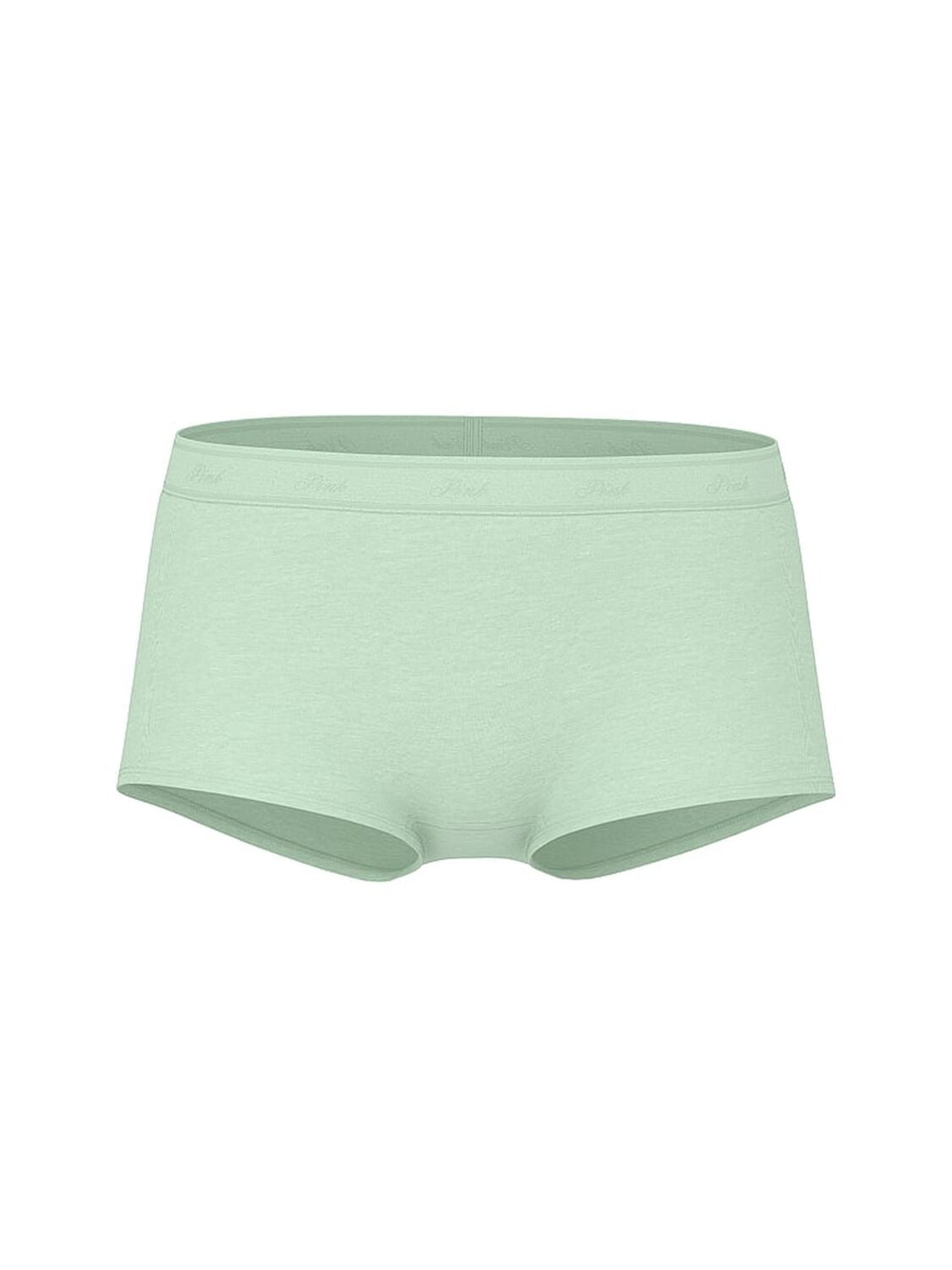 vs Pink Logo Cotton Boyshort Panty Mint 3 of 3 