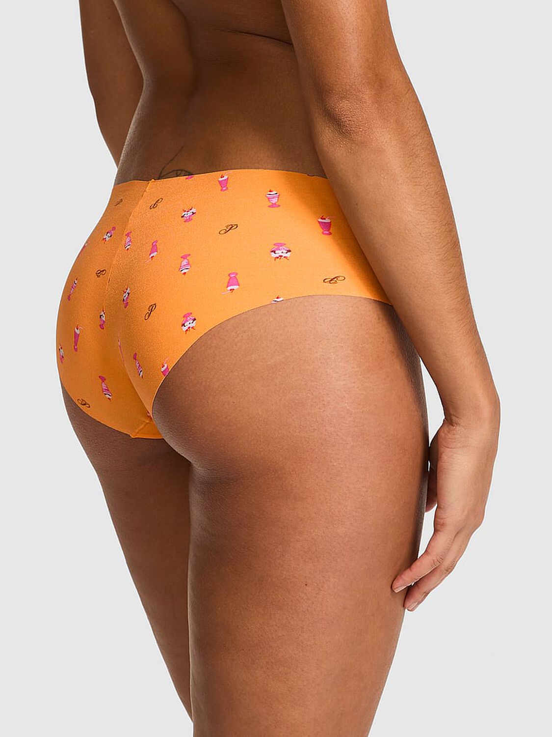 vs Pink No-Show Hiphugger Panty Vitamin C Sundae Print 2 of 3 