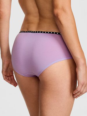 Logo Cotton Hiphugger Panty