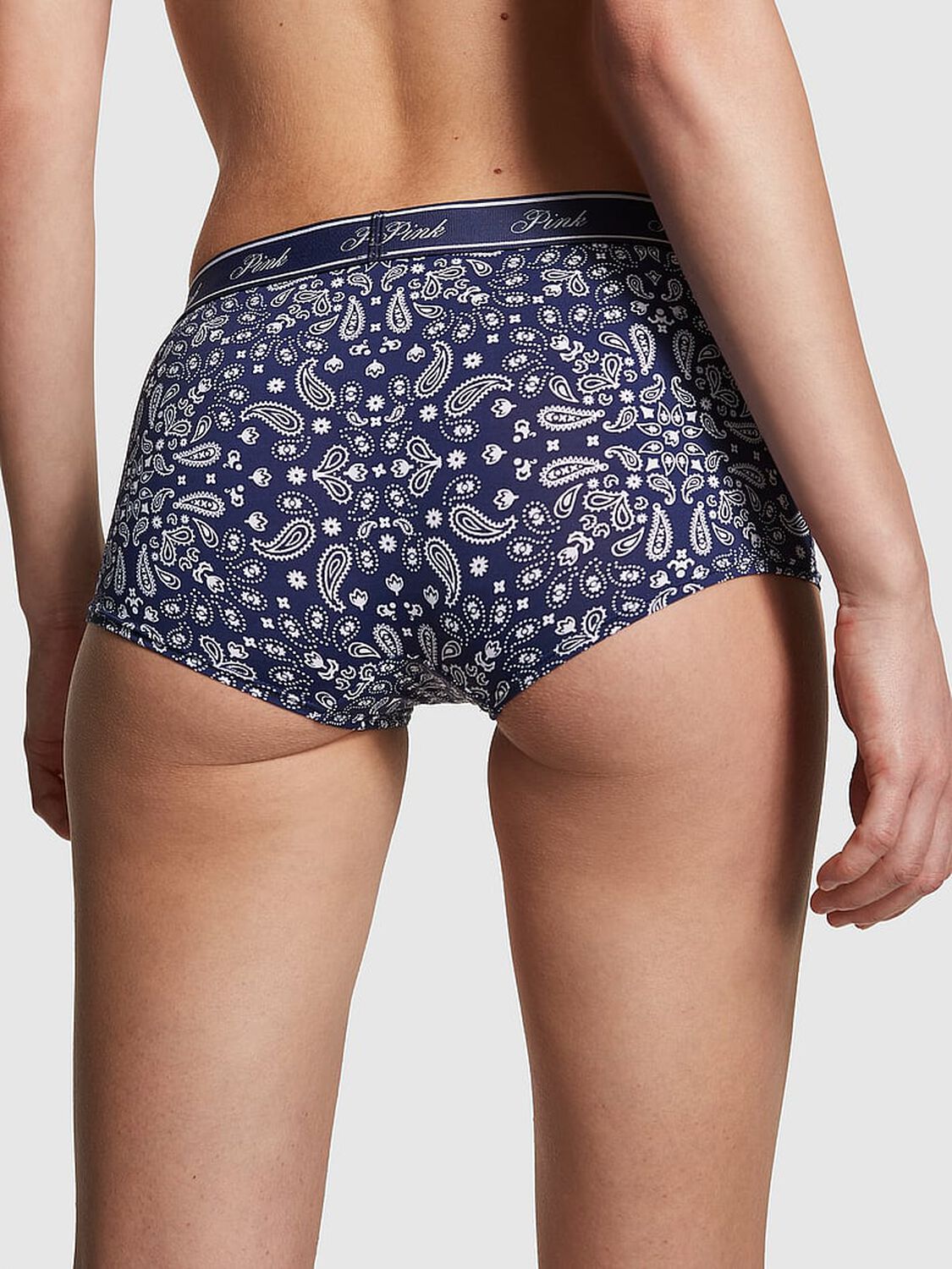 vs Pink Logo Micro Boyshort Panty 2 of 4 