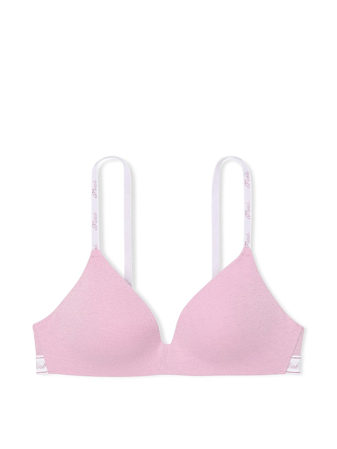 vs Pink Wear Everywhere Wear Everywhere Push-Up Wireless Bra Petal Pink 3 of 4 