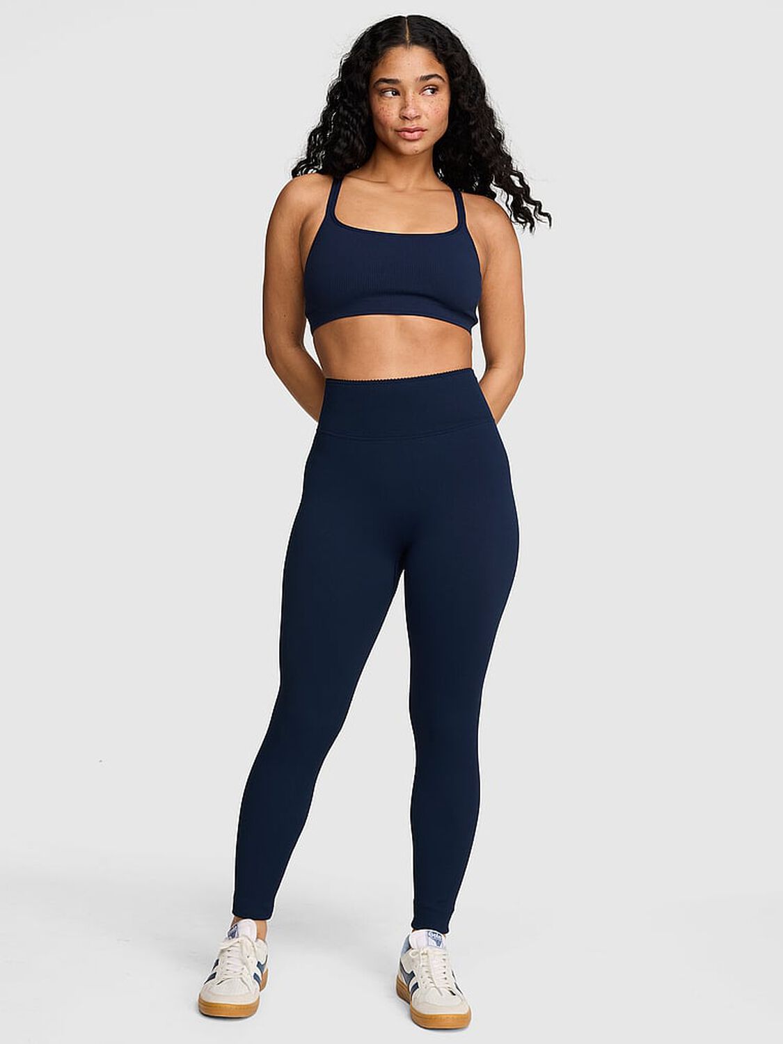 vs Pink AnyWear Leggings Noir Navy 1 of 4 