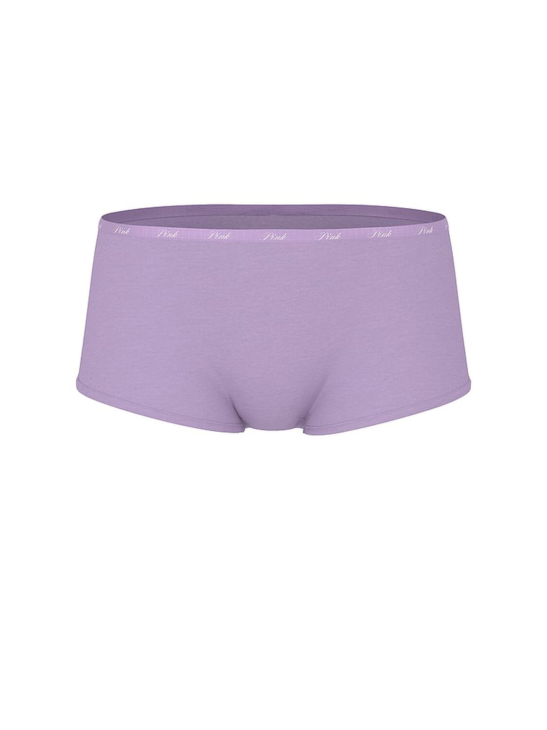 vs Pink Logo Cotton Boyshort Panty Aster Lips Diamante Graphic 3 of 4 