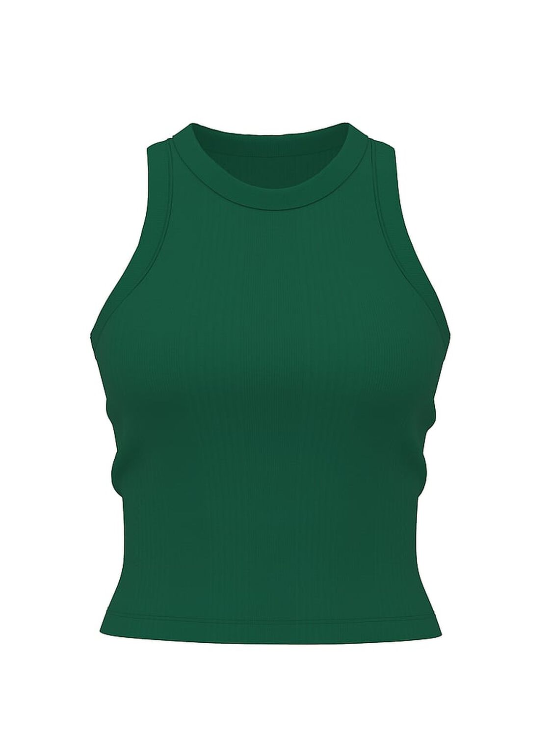 vs Pink Multi Rib Tank Top Jagaur Green 1 of 2 