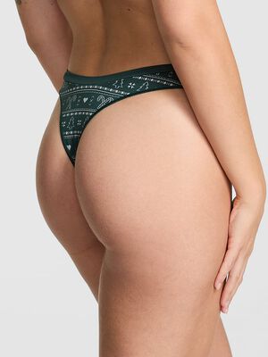Seamless High-Leg Thong Panty