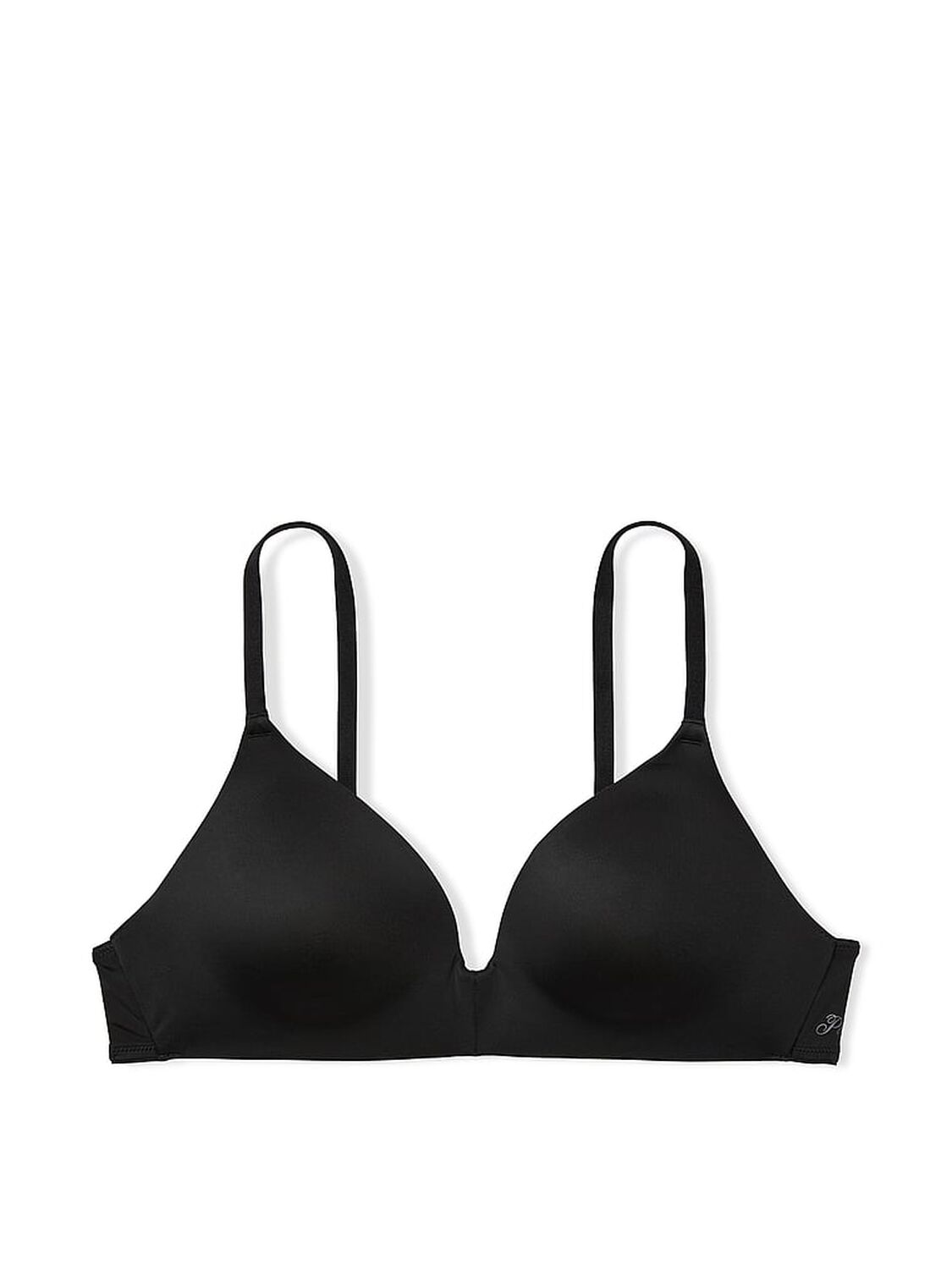 vs Pink Wear Everywhere Wear Everywhere Push-Up Wireless Bra Black 3 of 3 