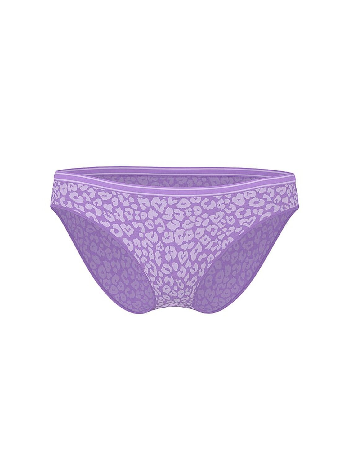 vs Pink Seamless Bikini Panty Wisteria Purple Leo Print 1 of 2 
