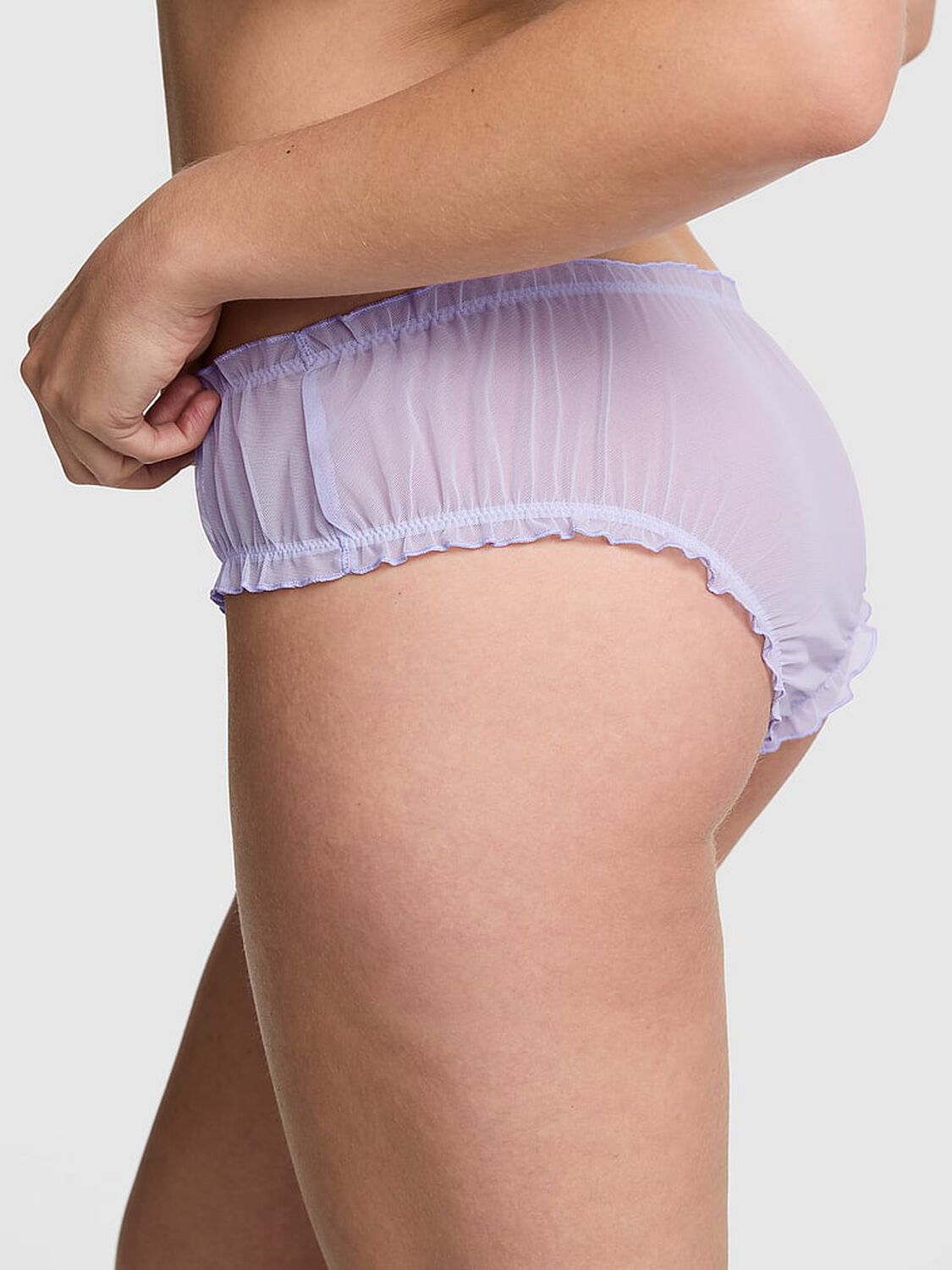 vs Pink PINK Wink&trade; Ruﬄe Cheeky Panty Sweet Lavender 2 of 2 