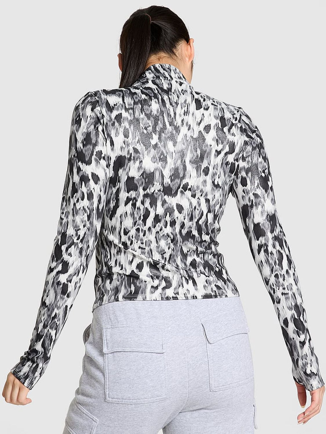 pink Pink Relay Full-Zip Jacket Snow Leopard Foil 2 of 2 