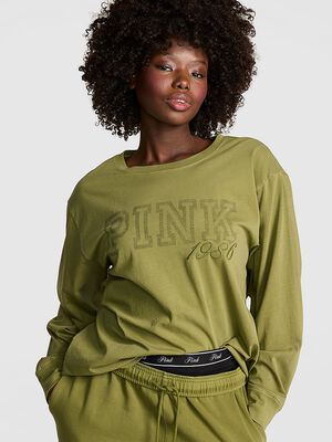 Campus Cotton Long-Sleeve Tee
