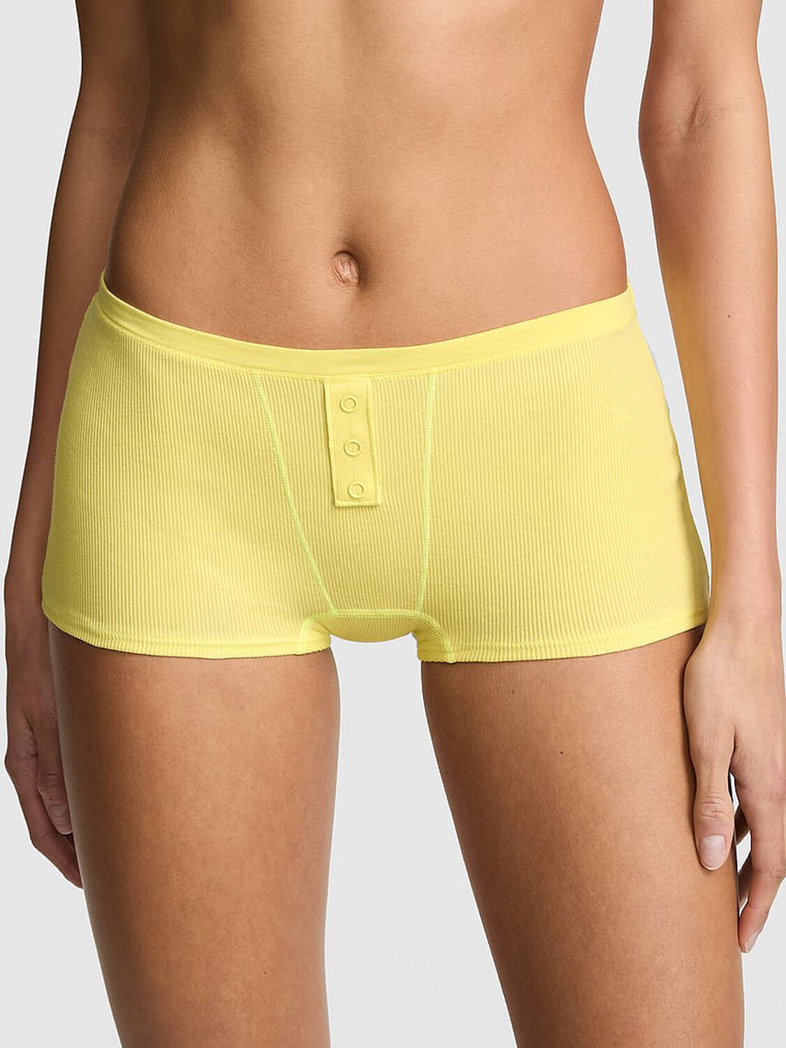pink Pink Cotton Dorm Boyshort Panty Pineapple Ice 1 of 2 
