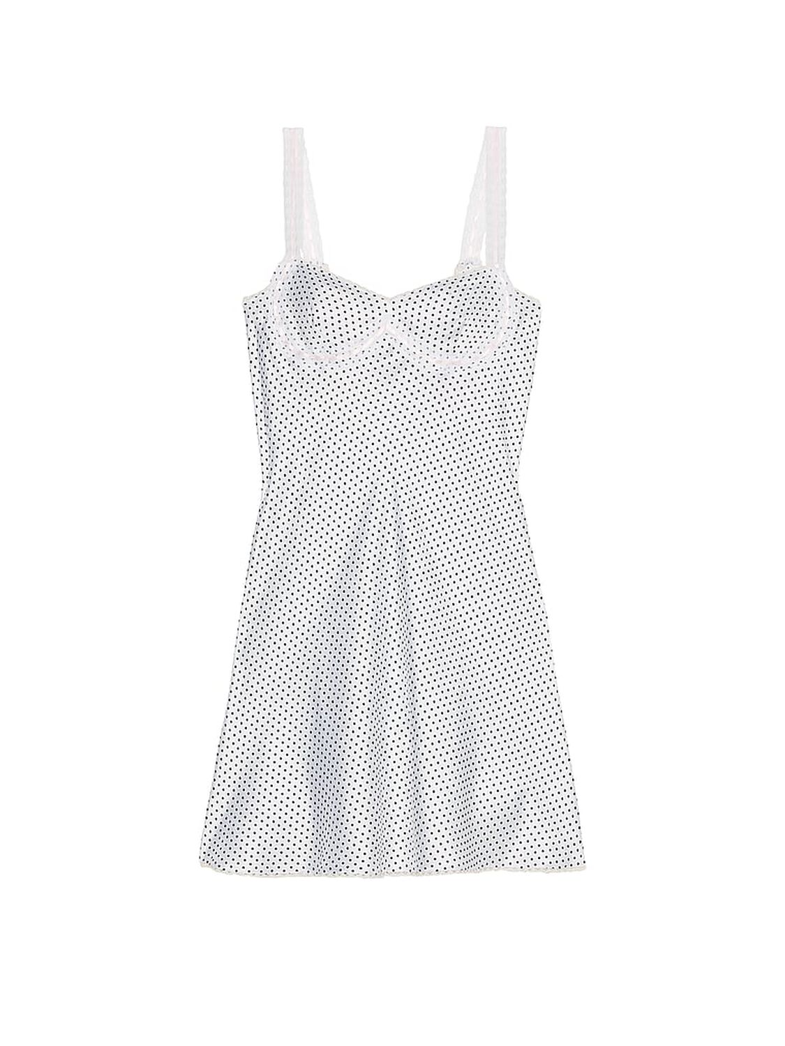 vs Pink By Frankies Bikinis Scout Crepe Midi Dress Polka 3 of 3 
