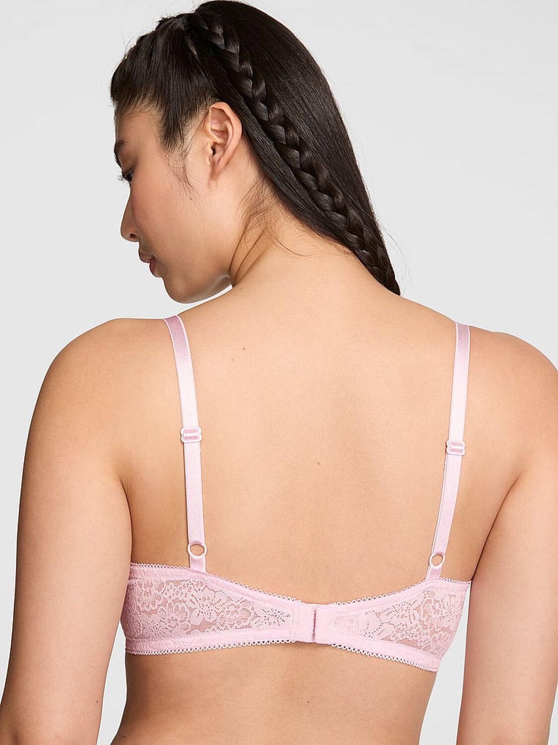 vs Pink Wink Wink Lightly Lined Balconette Bra Pink Tulip 2 of 4 