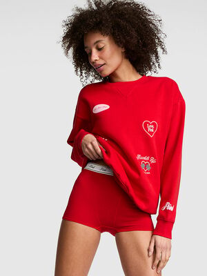 Ivy Fleece Oversized Crew Sweatshirt
