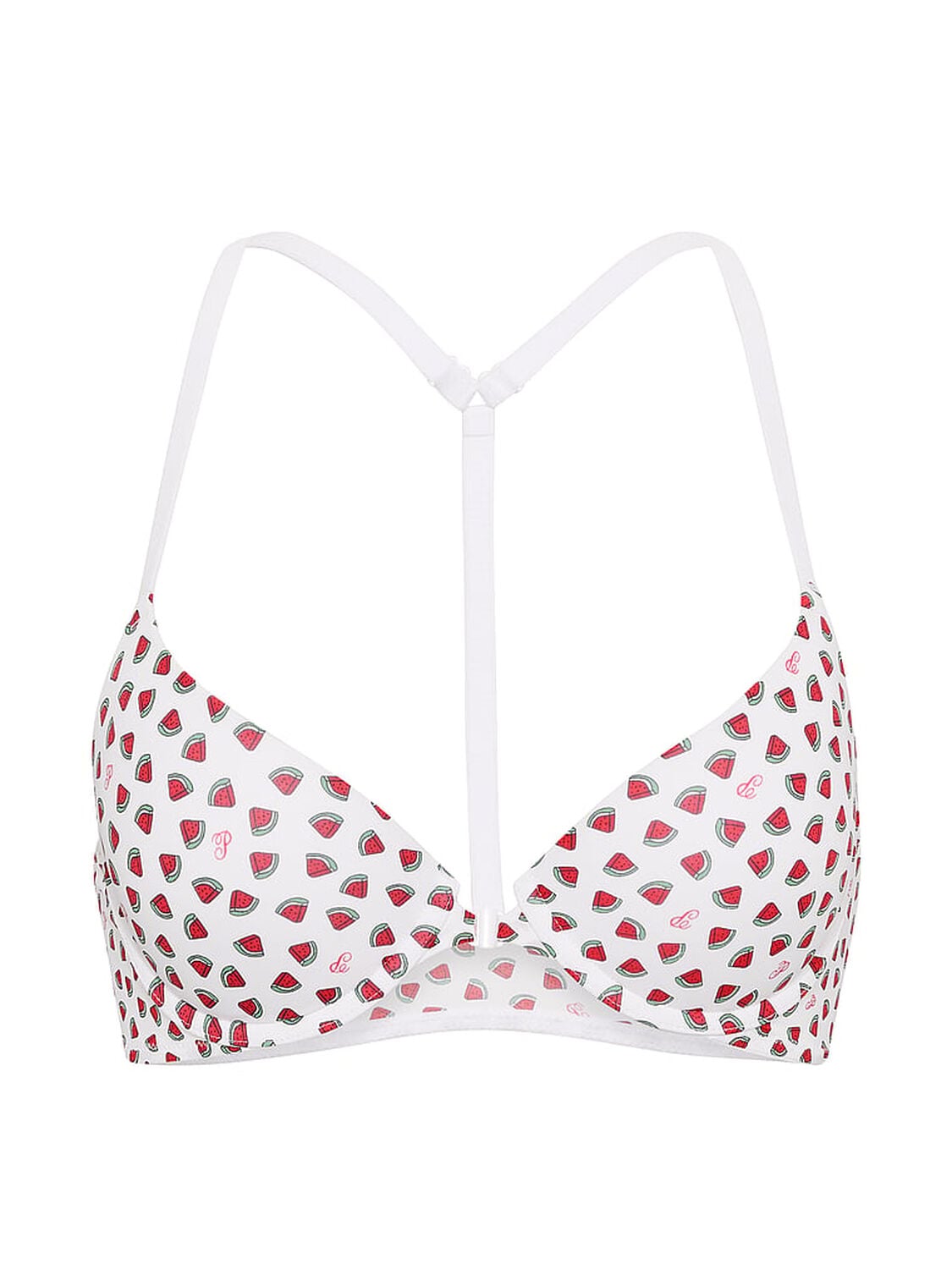 pink Pink Wear Everywhere Wear Everywhere&trade; Front-Close Push-Up Bra Watermelon Print 3 of 3 
