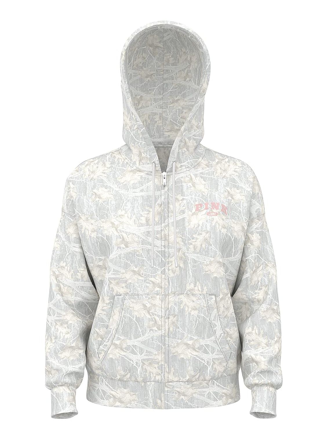 vs Pink Ivy Fleece Campus Full-Zip Hoodie Camo 3 of 3 