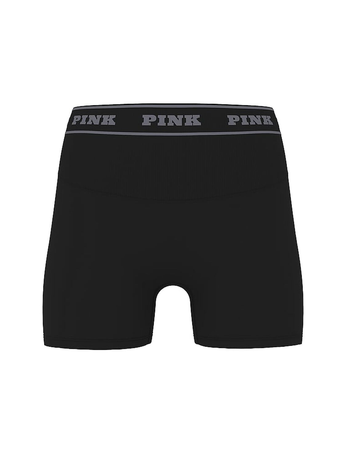 vs Pink Seamless Logo 3" Bike Shorts Pure Black 3 of 3 
