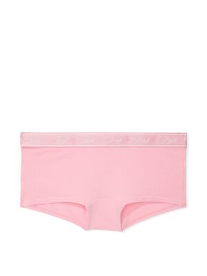 Logo Cotton Shine Boyshort Panty