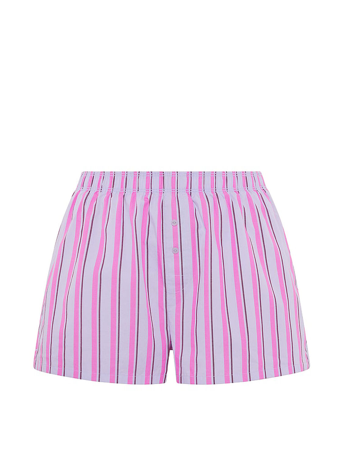 vs Pink Cotton Boxy Pajama Shorts Sweet Lavendar Stripes 3 of 3 
