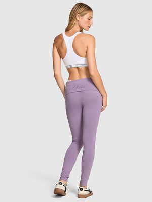 All-Day Cotton Foldover Leggings