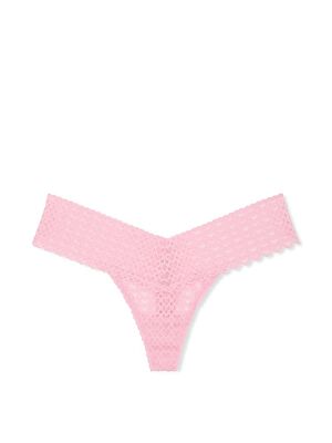 Wink Heart Lace Thong Panty