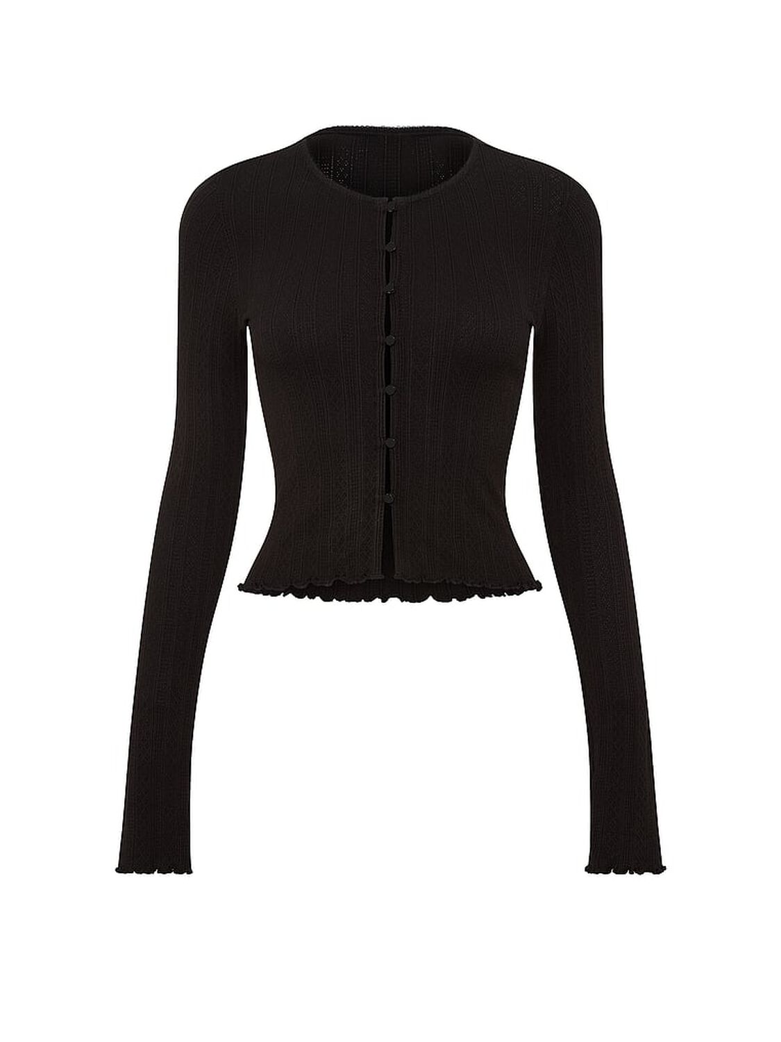 vs Pink AnyWear Cropped Cardigan Black 3 of 3 