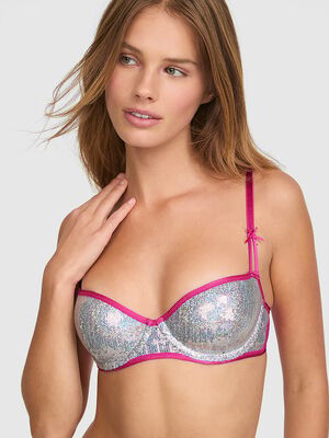 PINK Wink&trade; Push-Up Balconette Bra